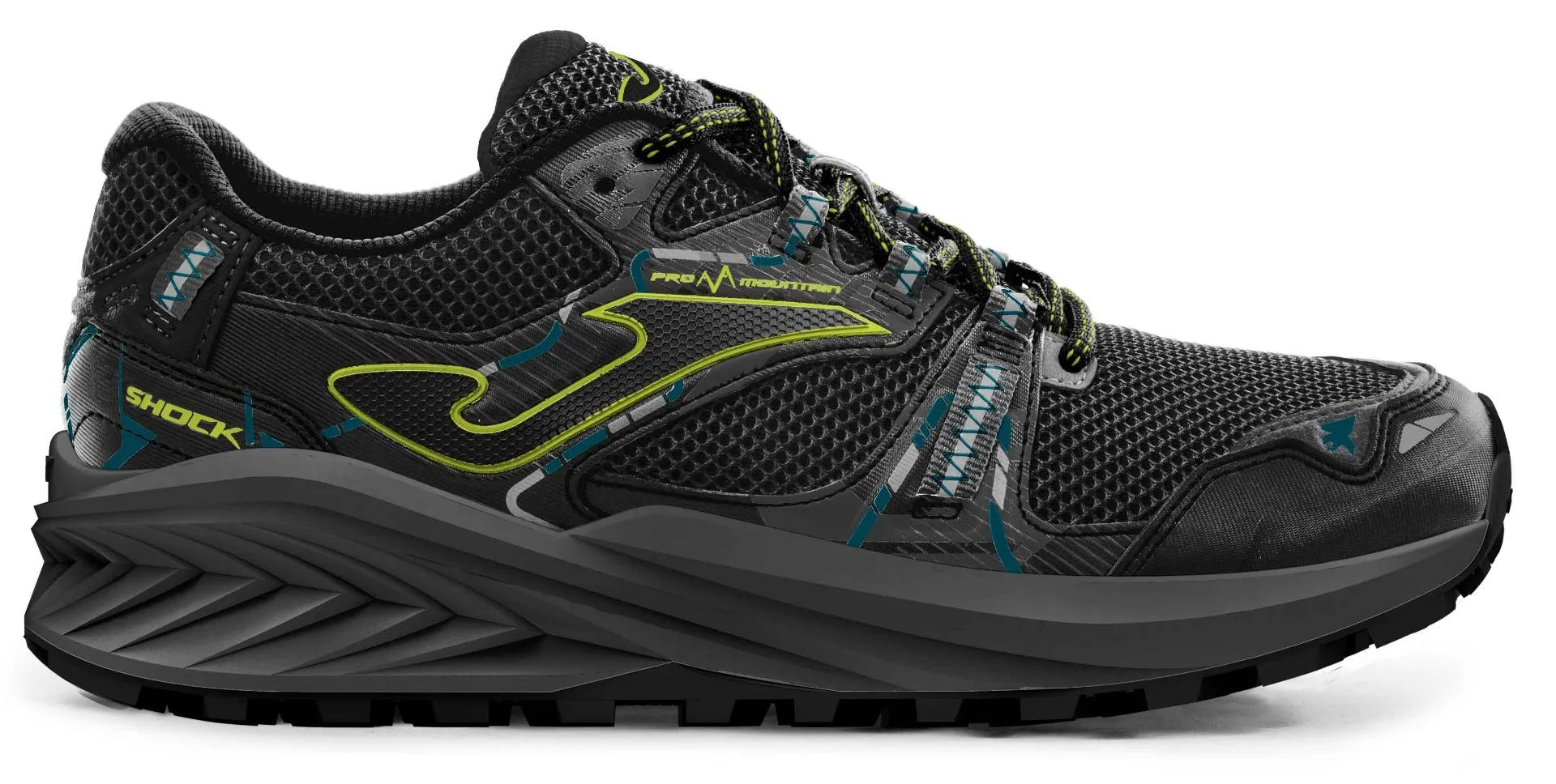 Zapatillas Trail Running Hombre Joma Shock Negra