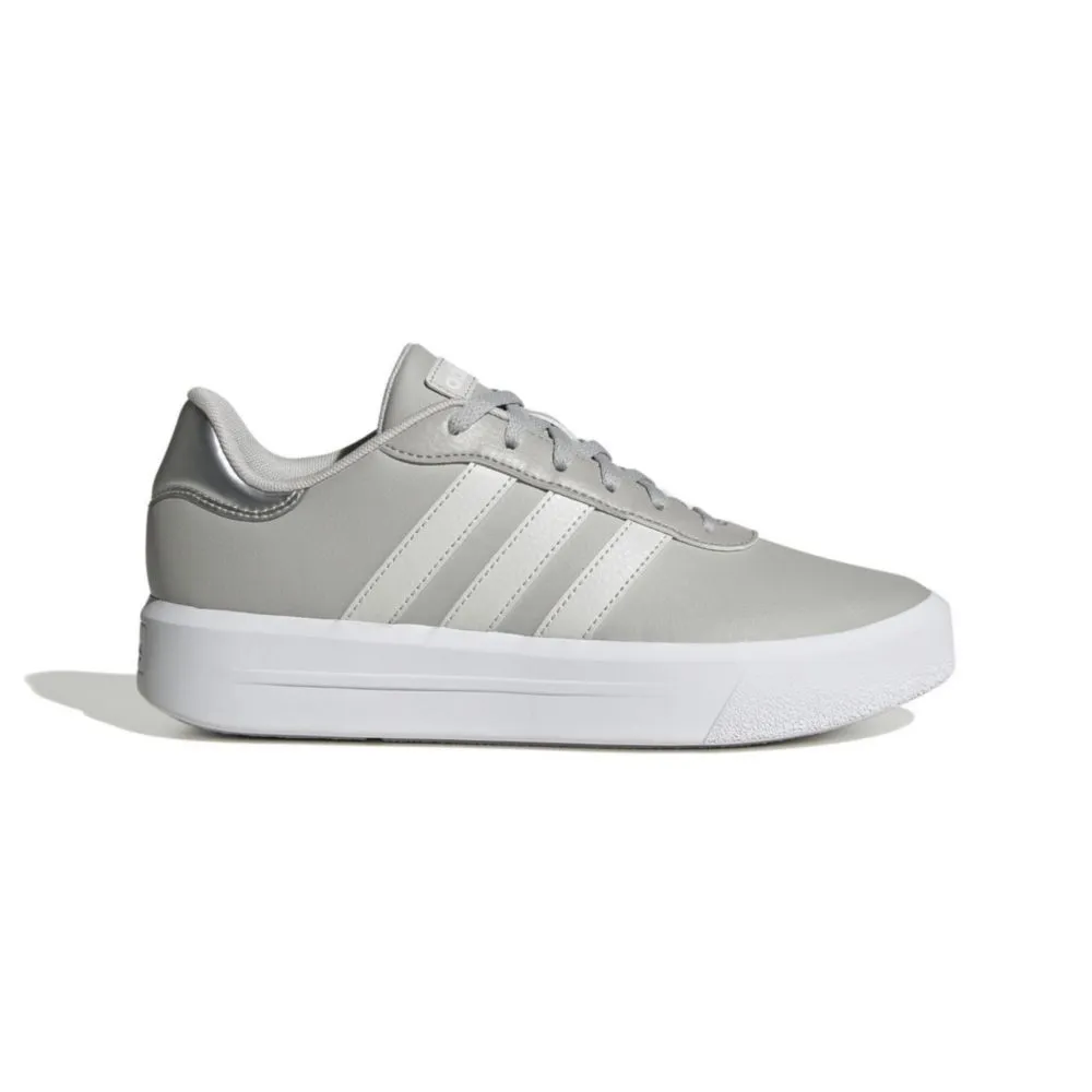 Zapatillas Urbanas Adidas Para Mujer Id1970 Court Platform Gris