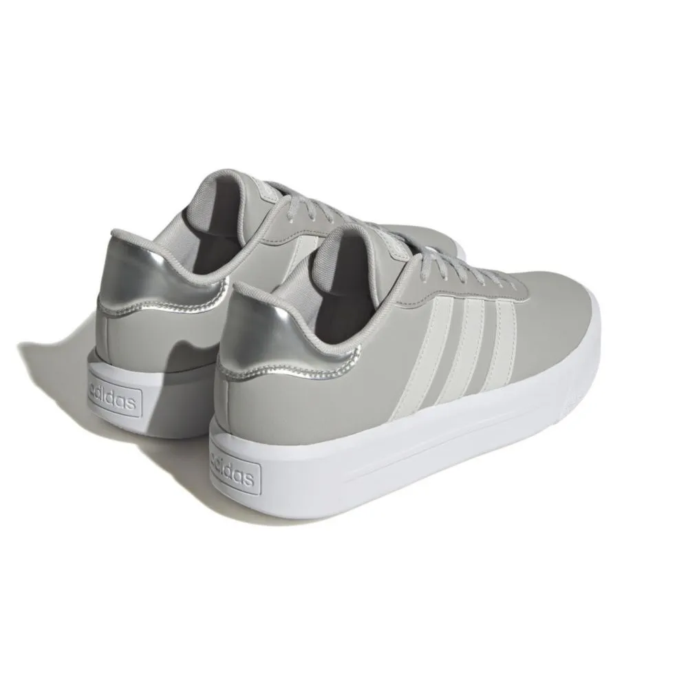 Zapatillas Urbanas Adidas Para Mujer Id1970 Court Platform Gris