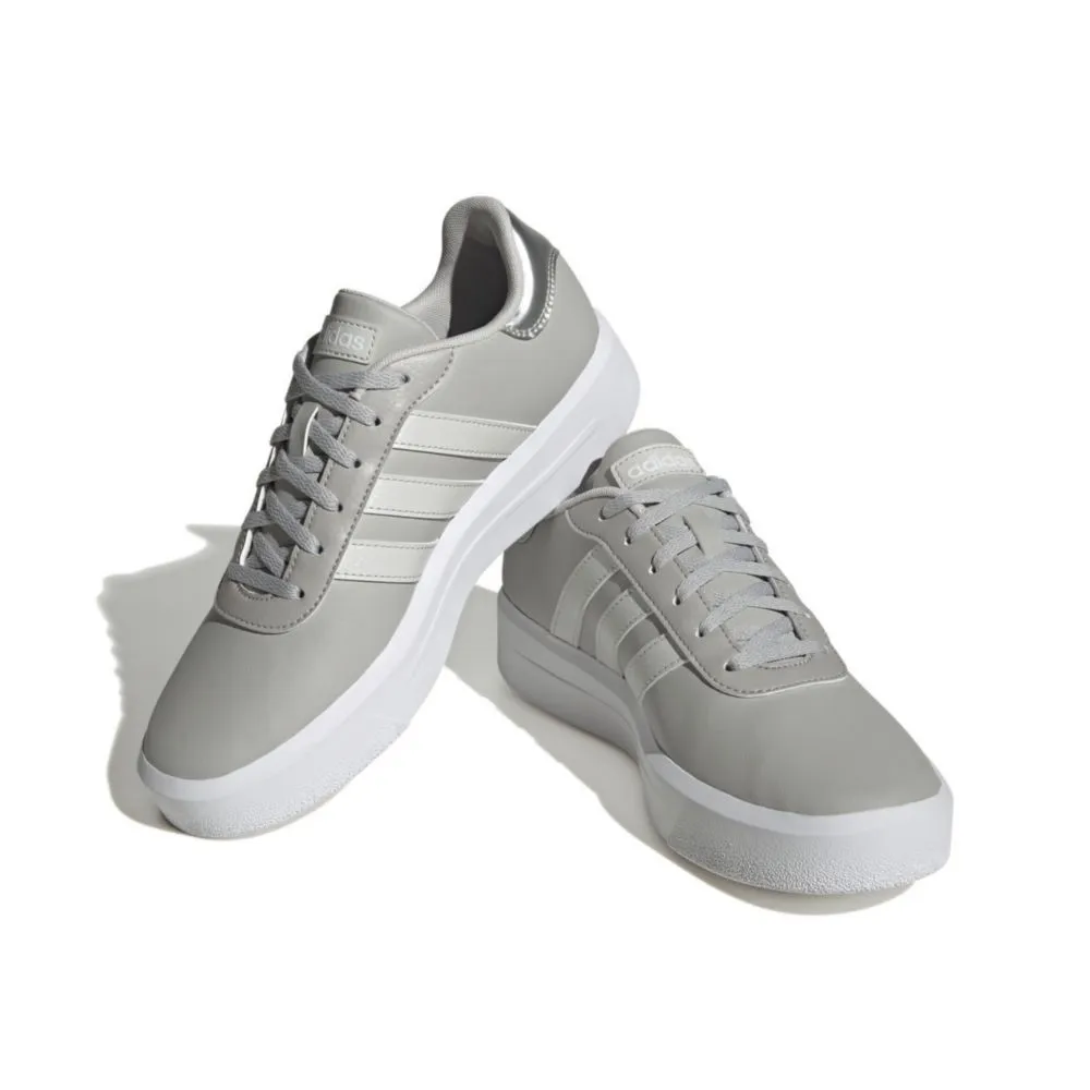 Zapatillas Urbanas Adidas Para Mujer Id1970 Court Platform Gris