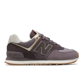 Zapatillas Urbanas Mujer New Balance 574 Metallic Patch Morada