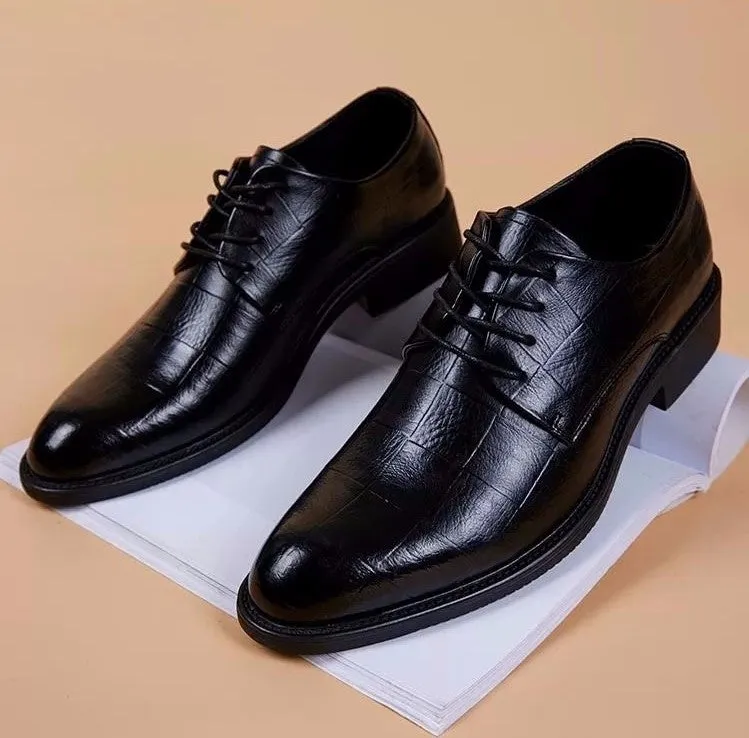 Zapatos De Cuero Italiano Para Hombre