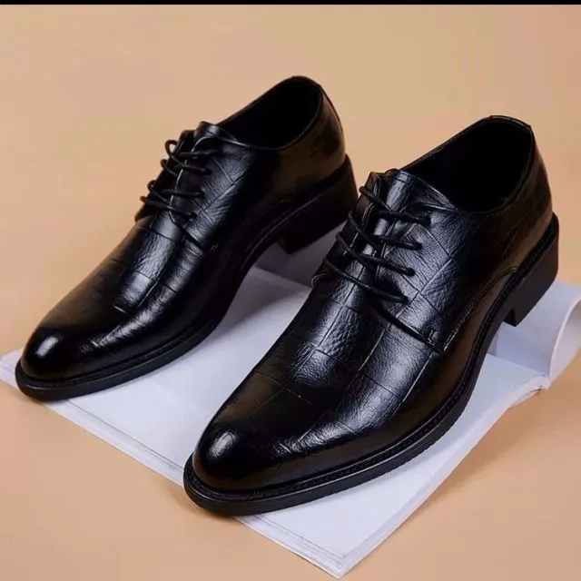 Zapatos De Cuero Italiano Para Hombre