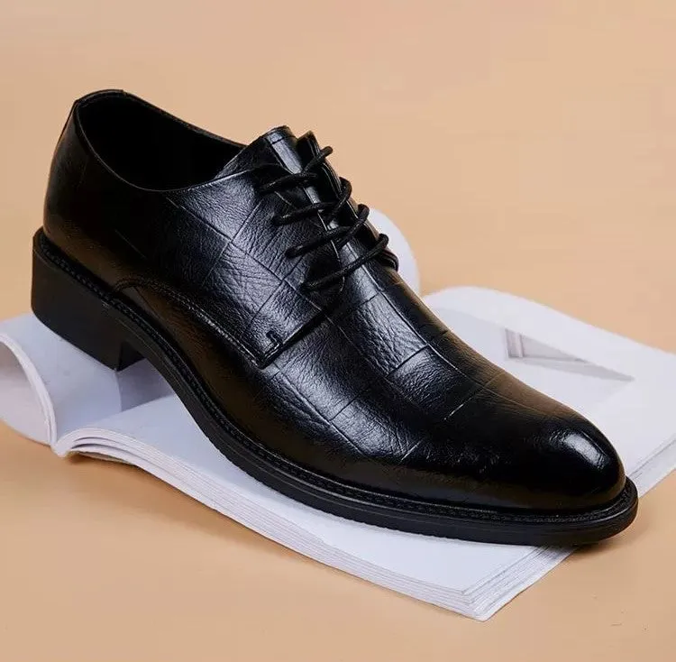 Zapatos De Cuero Italiano Para Hombre