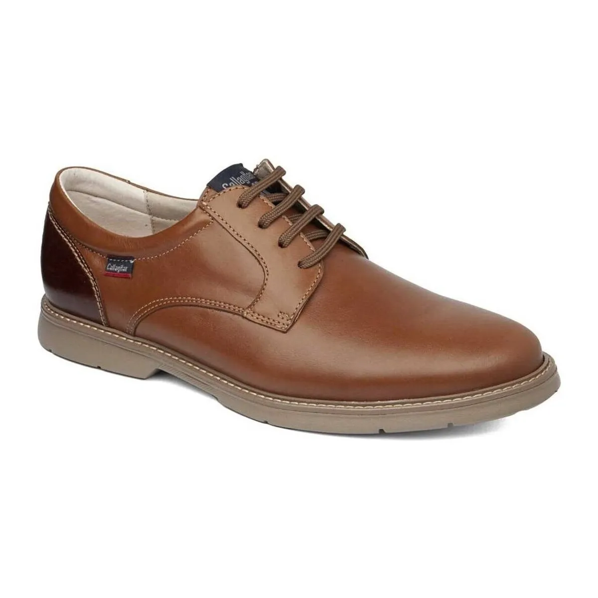 ZAPATOS DE PIEL CON CORDONES  UPAM 46700 CUERO