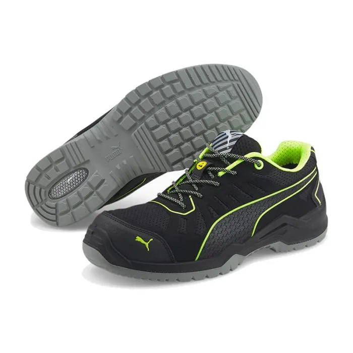 Zapatos de trabajo Puma Fuse TC Green Low S1P SRC ESD